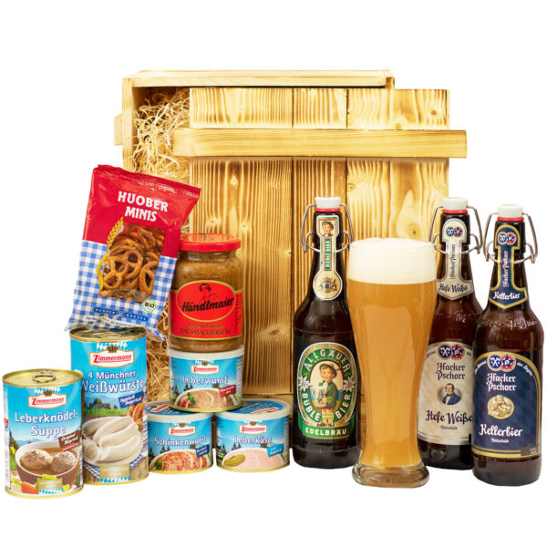 Bayern Geschenkkorb München - Bayerische Spezialitäten und Bier