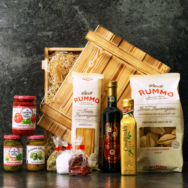 Geschenkbox Pisa - Pasta Geschenk Rummo Nudeln