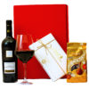 Geschenkbox Mailand - Wein und Pralinen Geschenk