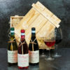 Geschenkset Wein aus Italien mit Holzkiste