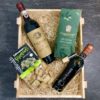 Exklusiver Geschenkkorb gefüllt mit Rotwein & Olivenöl aus Italien