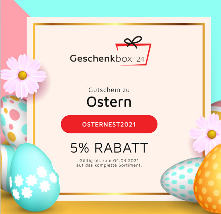 Ostern Gutschein Rabatt 2021 Geschenkkorb Präsentkorb